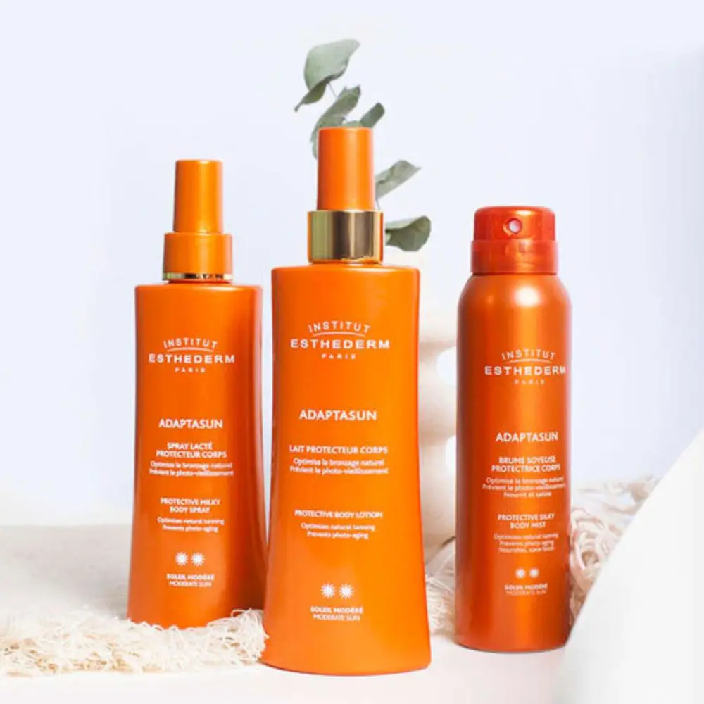 Institut Esthederm Adaptasun Body Milk Moderate Sun Лосьон для тела при умеренном солнце view 2