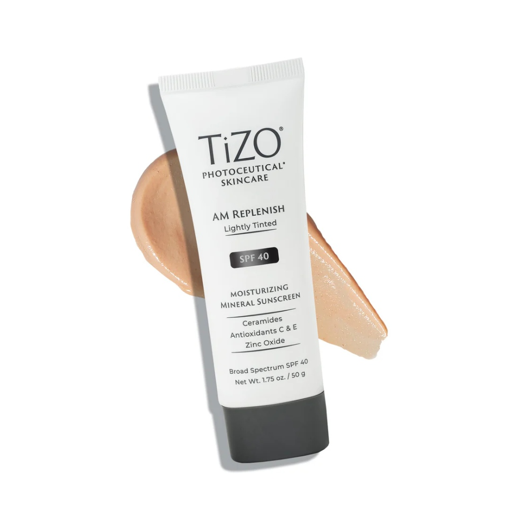 TiZO Photoceutical Skincare AM Replenish Lightly Tinted SPF 40 Дневной питательный крем с легким оттенком view 2